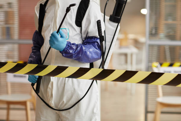 Professional Biohazard Cleanup technician working in Southold, NY